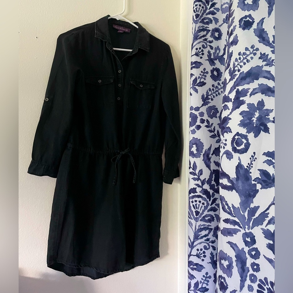 Black Denim Gloria Vanderbilt dress, size XS